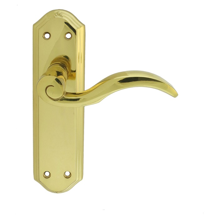 Wentworth Lever Door Handle on Various Backplates